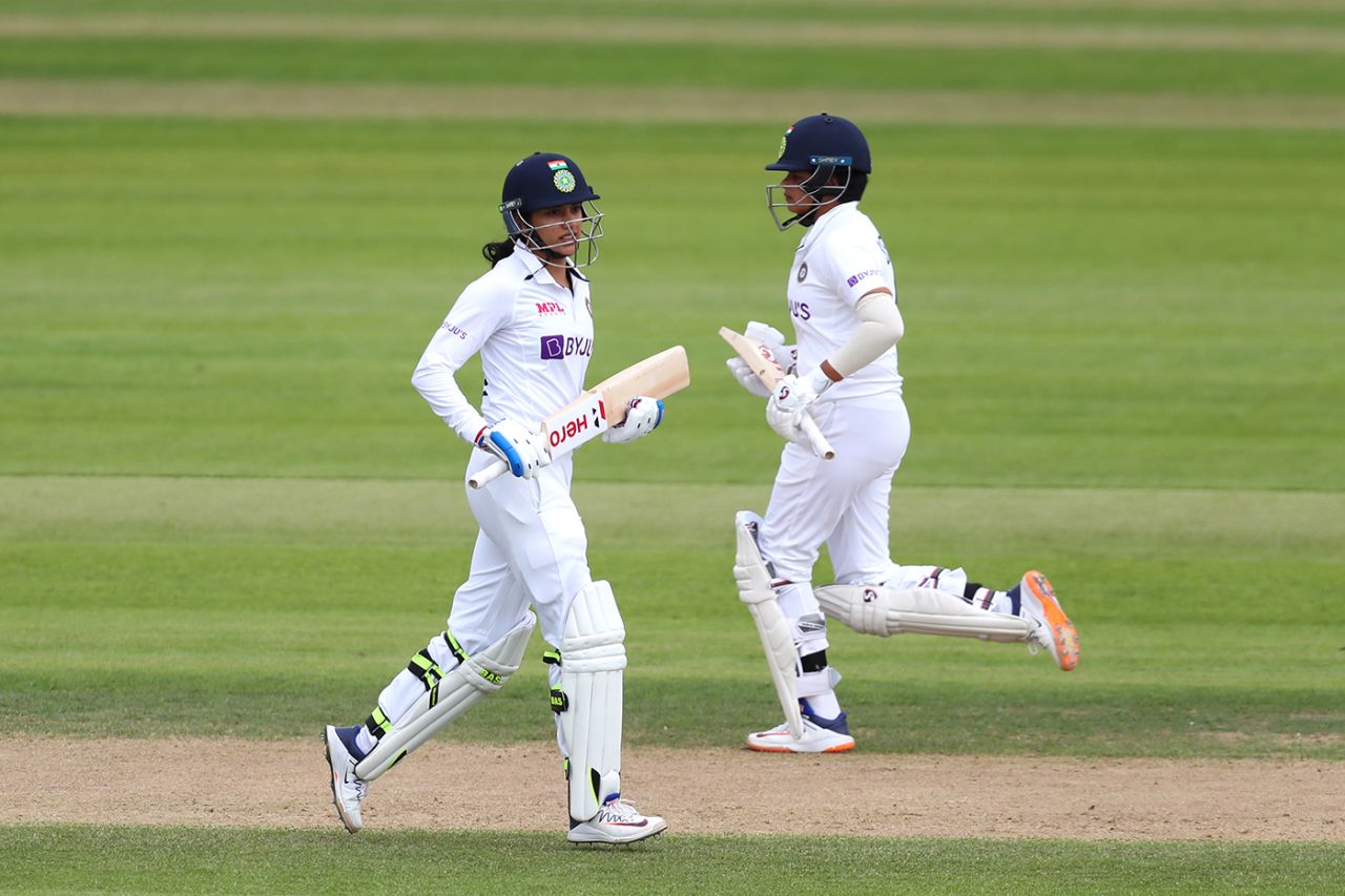 Shafali Verma and Smriti Mandhana put on a huge stand, England v India, only Women's Test, Bristol, 2nd day, June 17, 2021