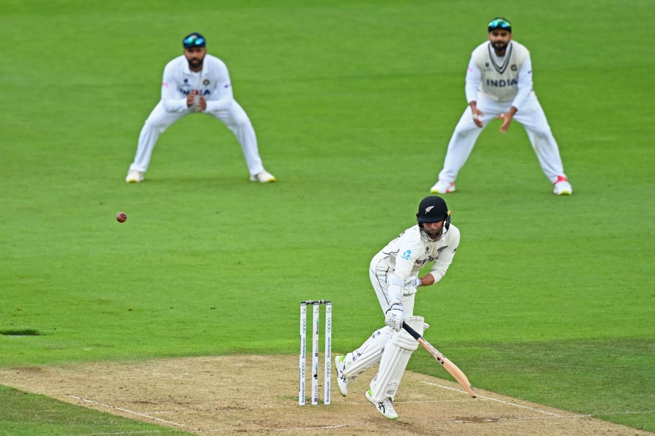 Devon Conway fends at one, India vs New Zealand, World Test Championship (WTC) final, 3rd day, Southampton, June 20, 2021