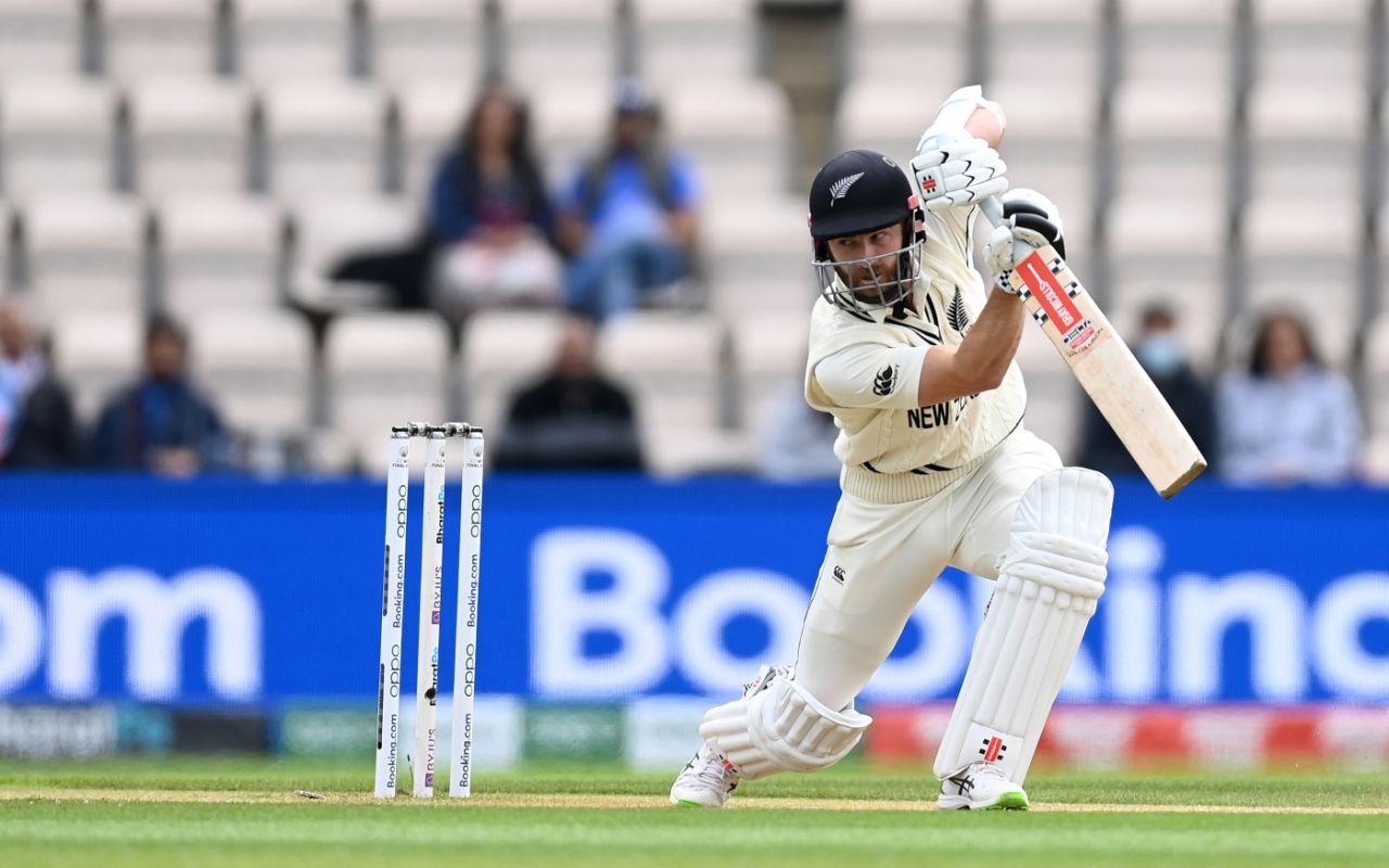 After all the rain, Kane Williamson bats on the fifth morning, World Test Championship (WTC) final, 5th day, Southampton, June 22, 2021