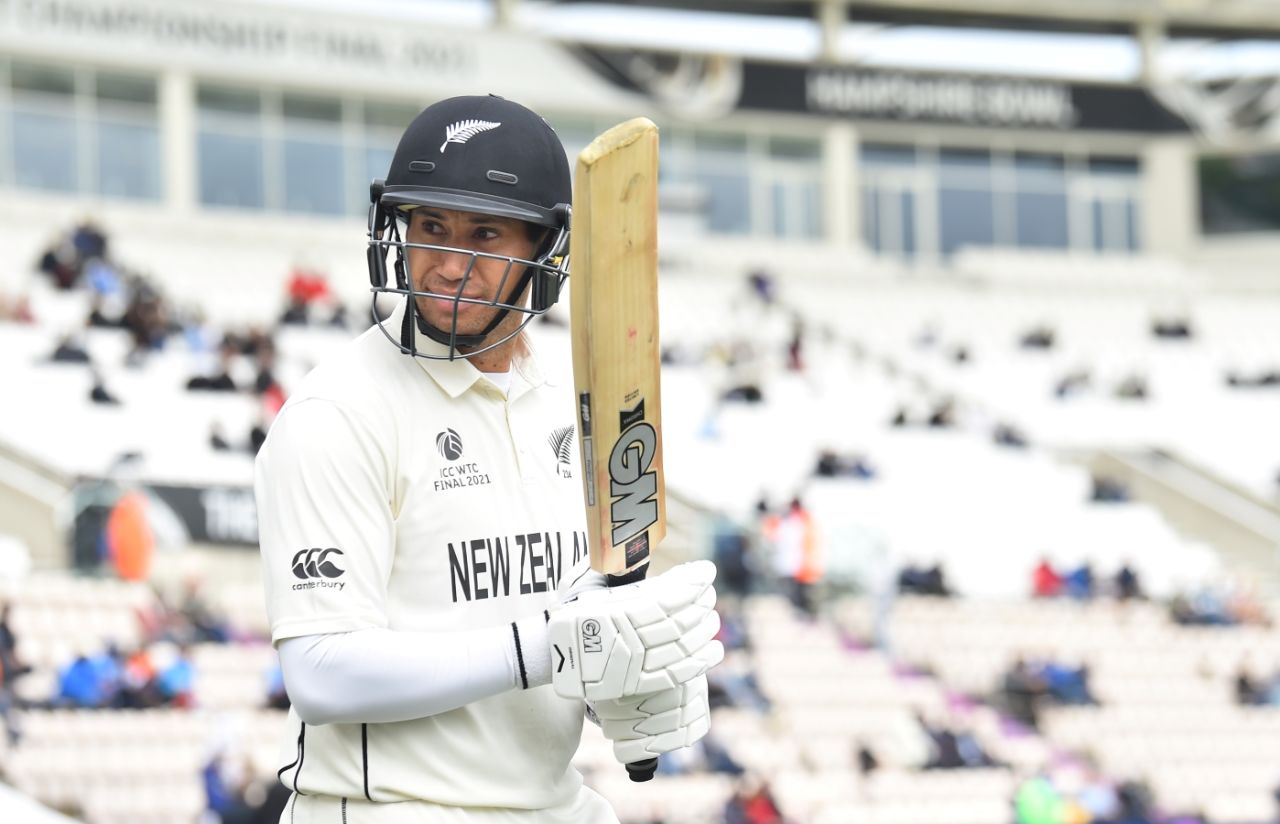 Ross Taylor walks out for day five, World Test Championship (WTC) final, 5th day, Southampton, June 22, 2021