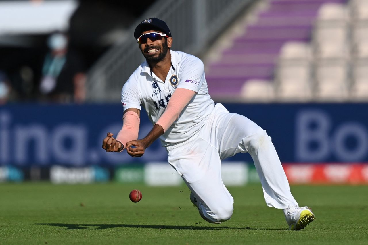 Jasprit Bumrah drops Kane Williamson's catch, India vs New Zealand, World Test Championship (WTC) final, Southampton, Day 6 - reserve day, June 23, 2021