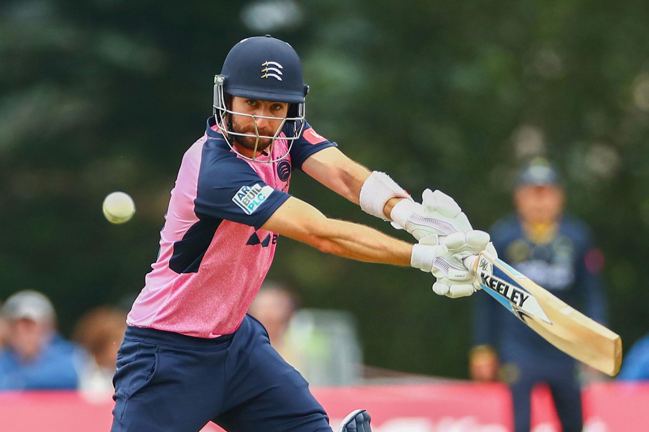 Stephen Eskinazi continued his good form with an unbeaten 91, Middlesex vs Glamorgan, Vitality Blast, Radlett, June 27, 2021