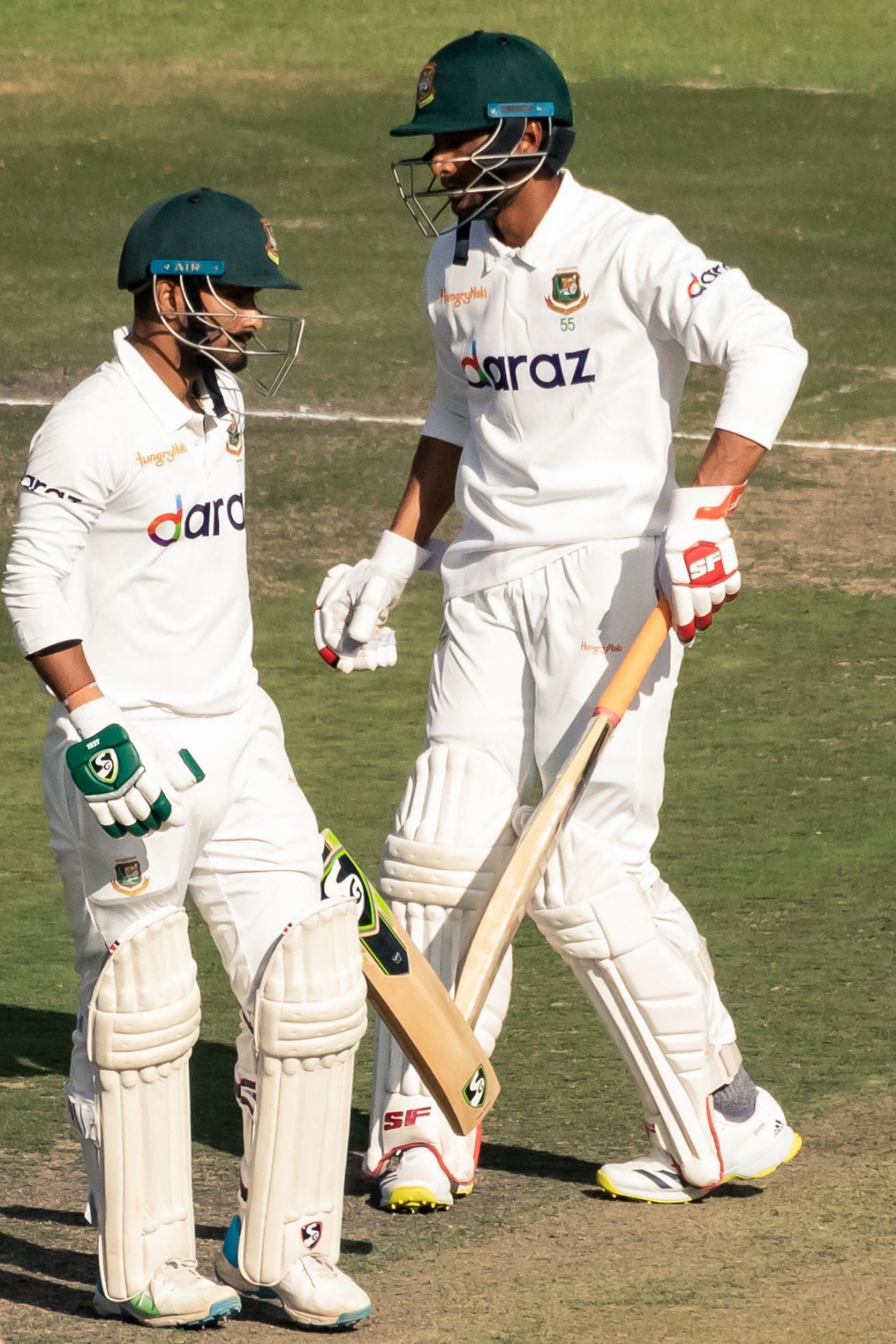 Liton Das and Mahmudullah added 138 for the seventh wicket, Zimbabwe v Bangladesh, Only Test, Harare, 1st day, July 7, 2021