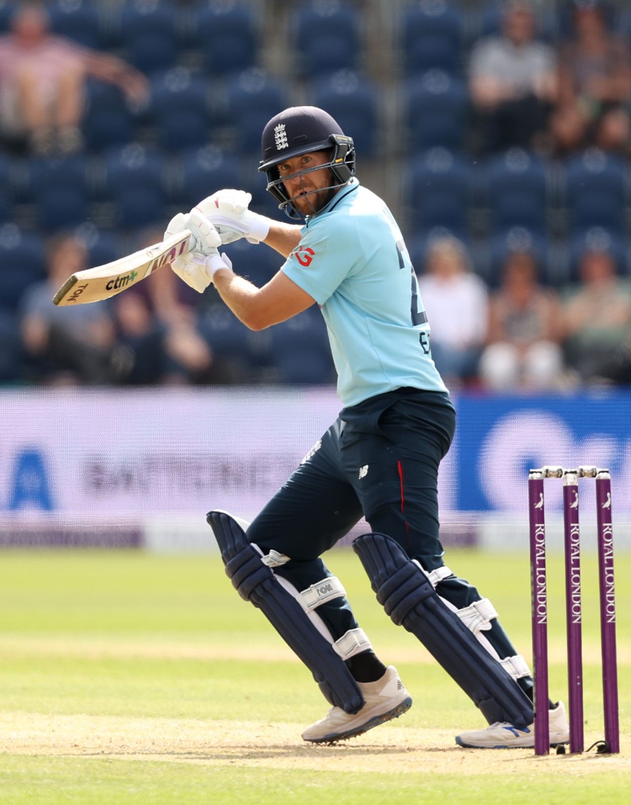 Dawid Malan steers the ball through the off side, England vs Pakistan, Cardiff, 1st ODI, July 8, 2021
