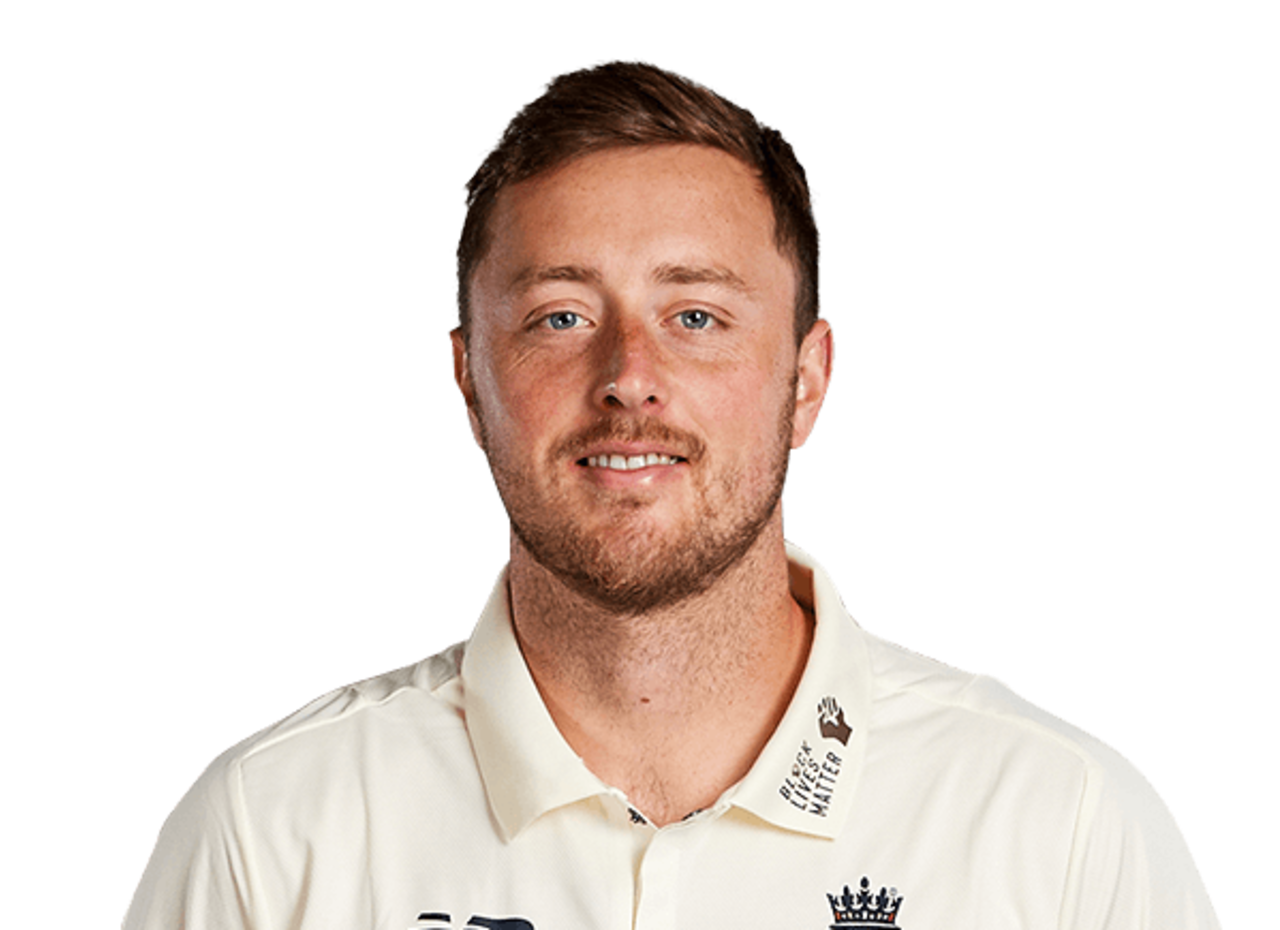 Ollie Robinson player page headshot cutout, 2021