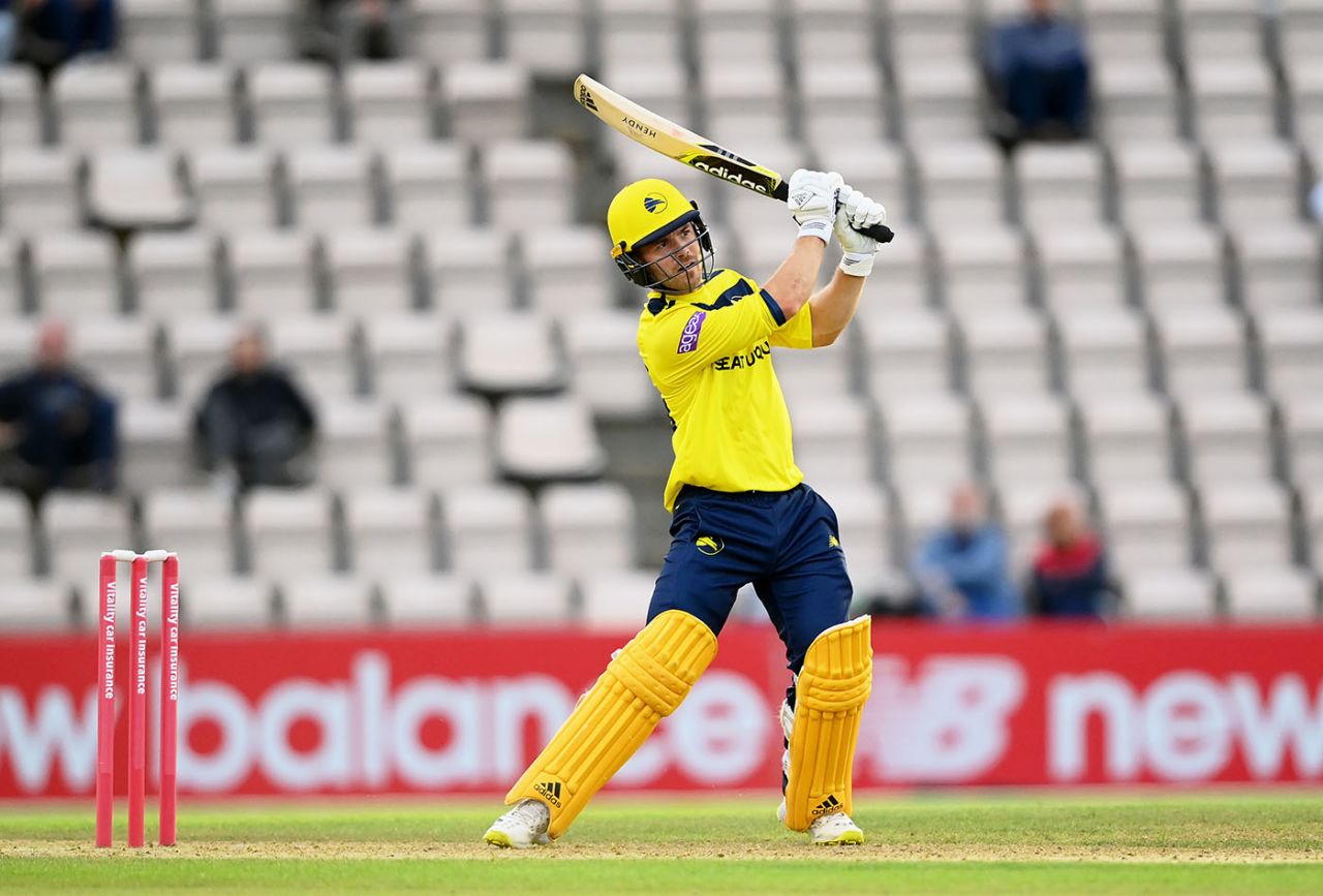 Lewis McManus scored 60 not out, Vitality T20 Blast, Hampshire vs Somerset, The Ageas Bowl, July 09, 2021