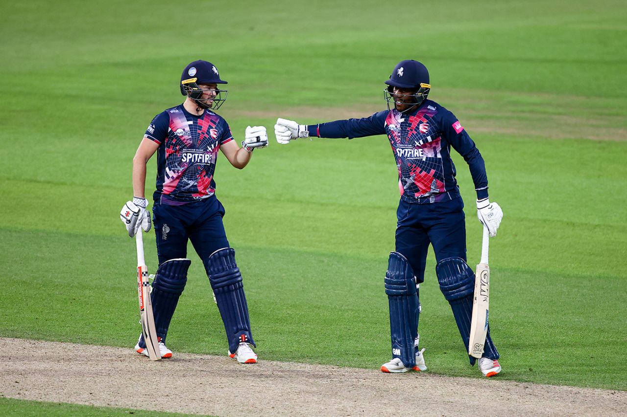 Ollie Robinson and Daniel Bell-Drummond saw Kent home, Surrey vs Kent, Vitality Blast, Kia Oval, July 9, 2021