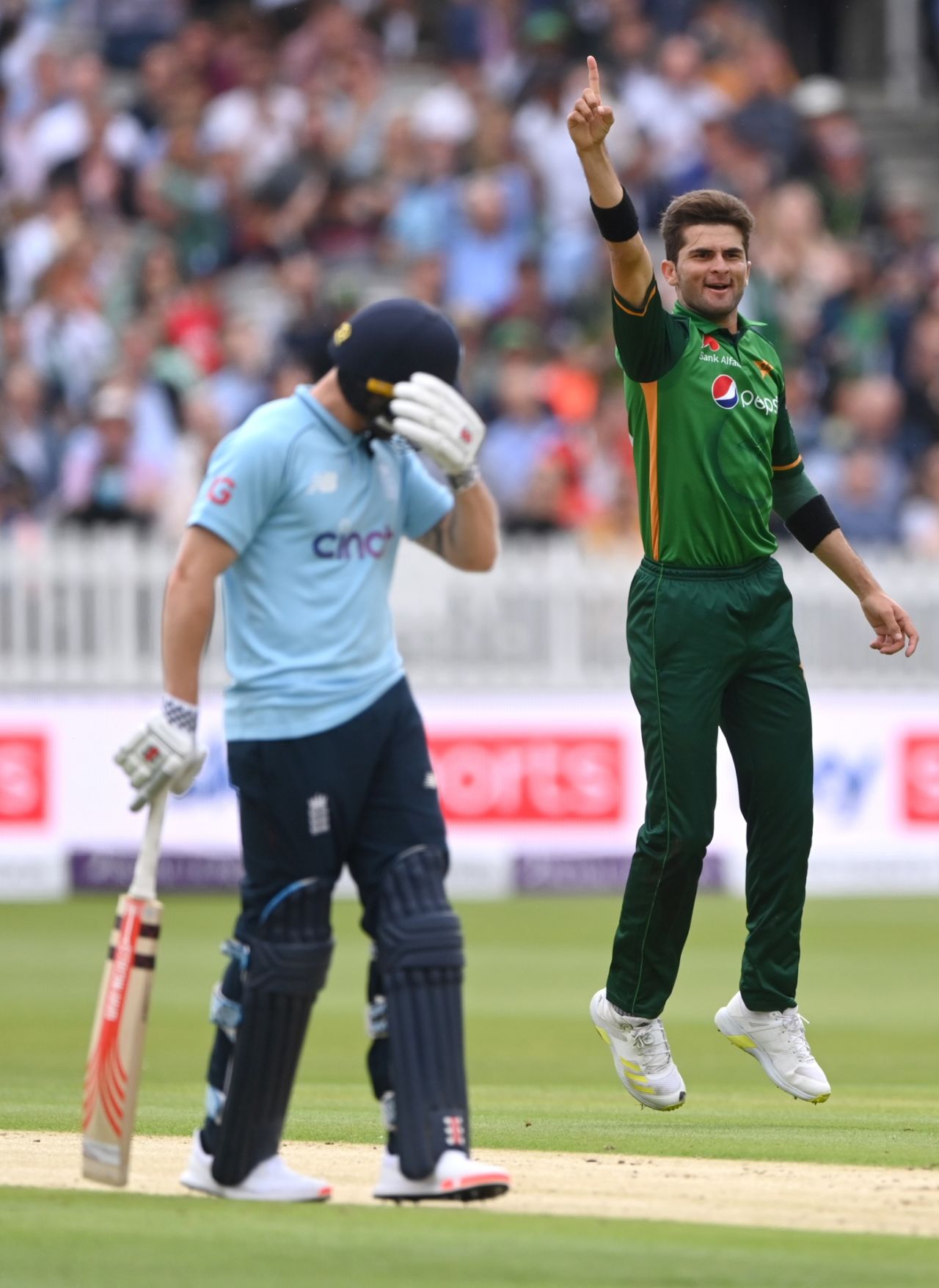 Shaheen Shah Afridi removed Zak Crawley with a perfect yorker, England vs Pakistan, 2nd ODI, Lord's, July 10, 2021