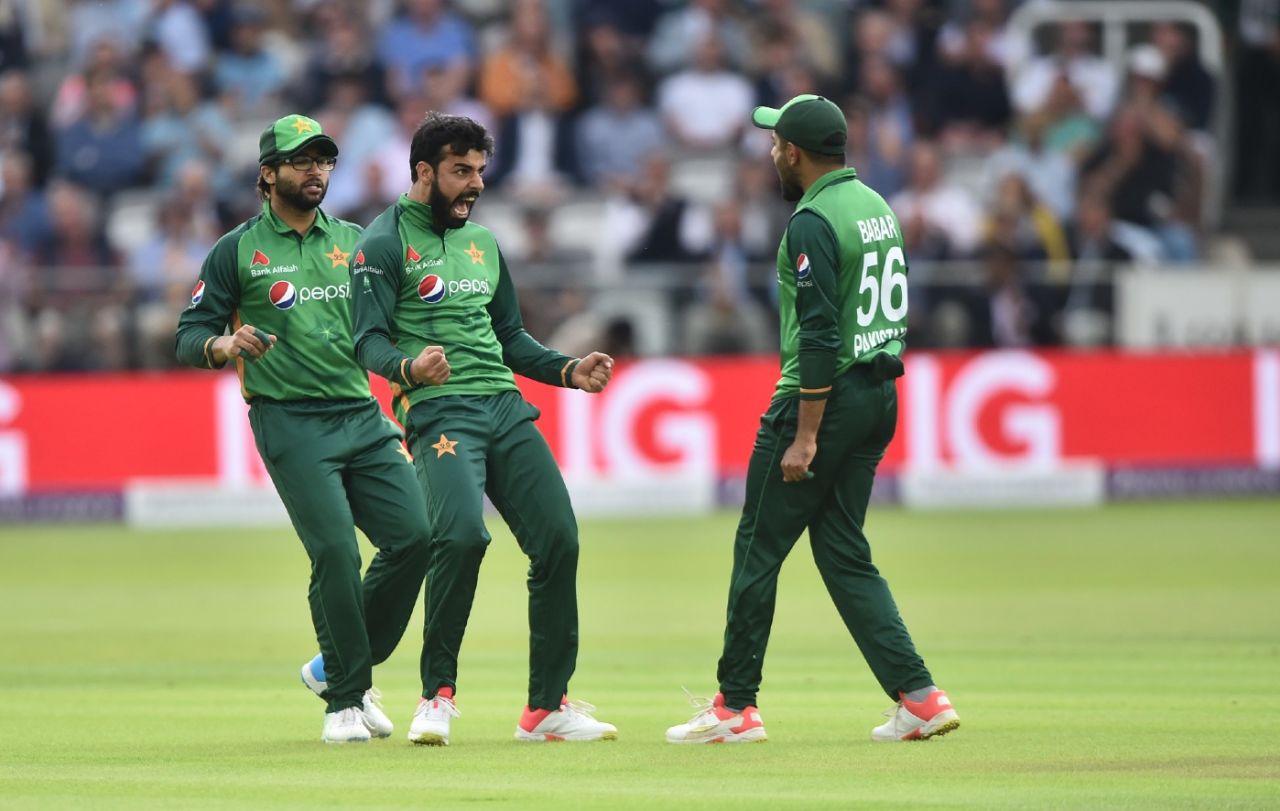 Shadab Khan bowled James Vince to give Pakistan a timely lift, England vs Pakistan, 2nd ODI, Lord's, July 10, 2021