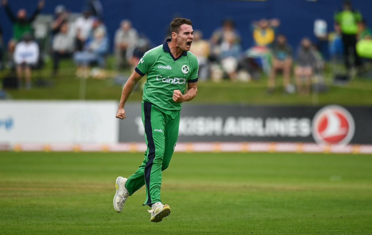 Josh Little picked up two big wickets, Ireland vs South Africa, Dublin, 2nd ODI, July 13, 2021