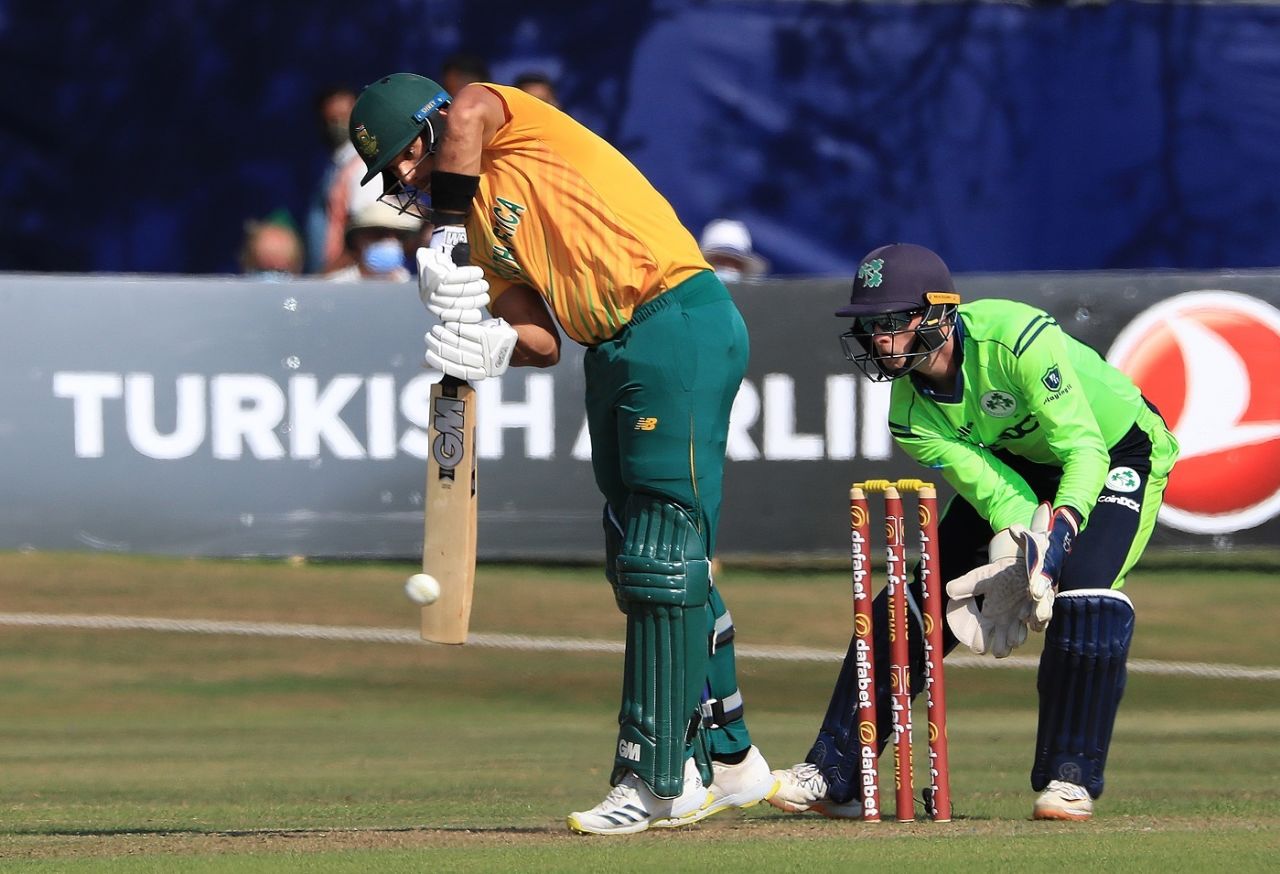 Aiden Markram made 39, Ireland vs South Africa, 1st T20I, Malahide, July 19, 2021