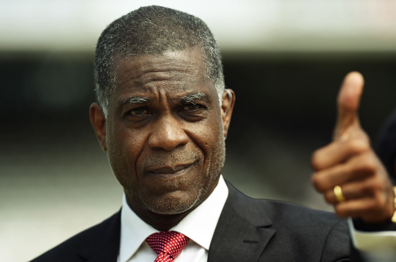 Michael Holding gives a thumbs up, England v Sri Lanka, 3rd Investec Test, Lord's, 1st day, June 9, 2016