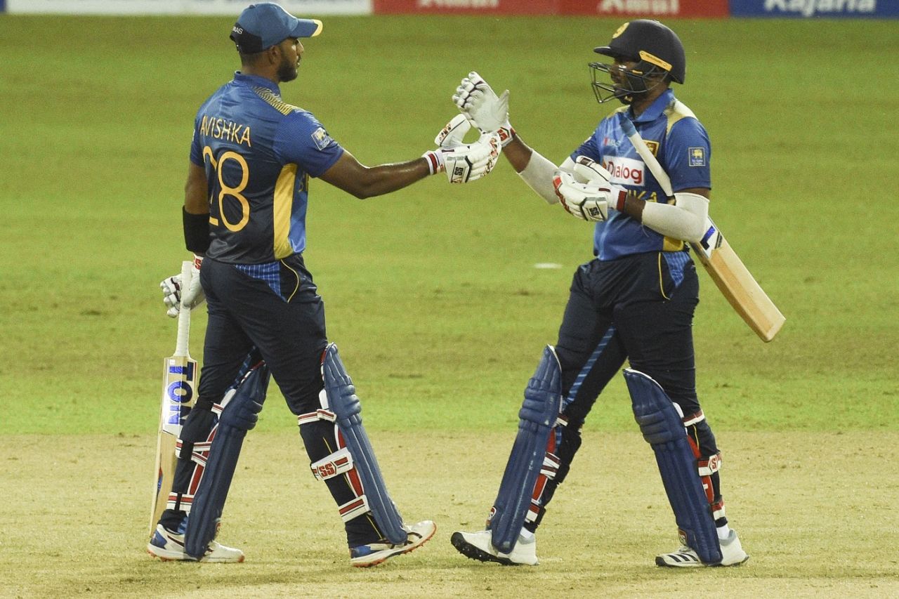 Avishka Fernando and Bhanuka Rajapaksa blunted the Indian attack , Sri Lanka vs India, 3rd ODI, Colombo, July 23, 2021
