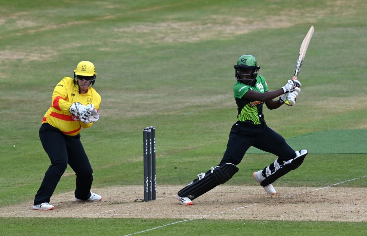 Stafanie Taylor led Southern Brave's fightback, Trent Rockets vs Southern Brave, Women's Hundred, Trent Bridge, July 23, 2021