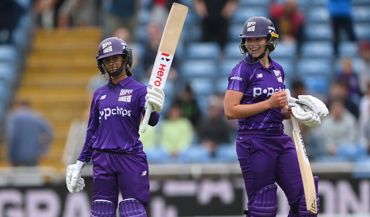 Jemimah Rodrigues' unbeaten 92 led the Superchargers to victory, Northern Superchargers vs Welsh Fire, Women's Hundred, Headingley, July 24, 2021
