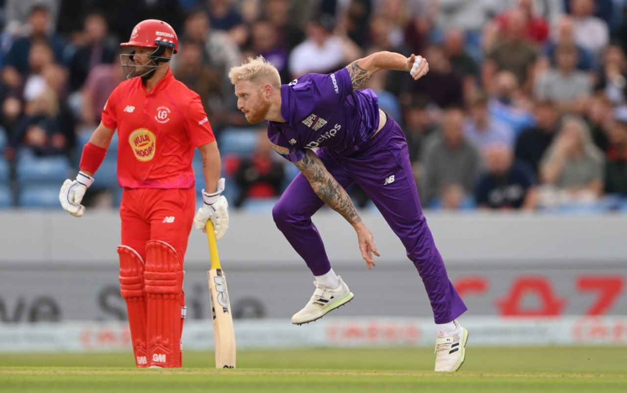 Ben Stokes claimed the key wicket of Jonny Bairstow, Northern Superchargers vs Welsh Fire, Men's Hundred, Headingley, July 24, 2021