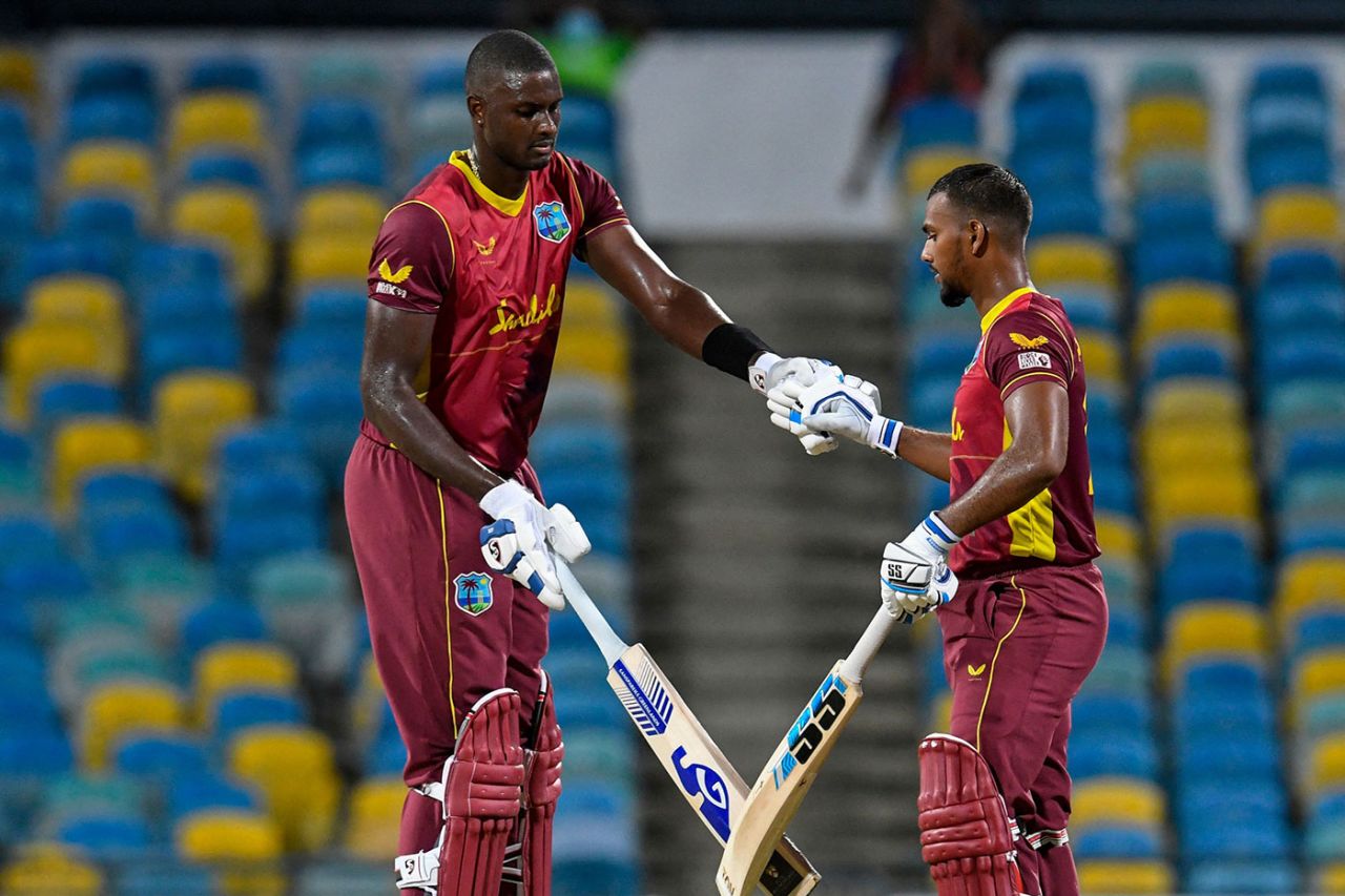 Jason Holder and Nicholas Pooran steadied West Indies, West Indies vs Australia, 2nd ODI, Barbados, July 24, 2021