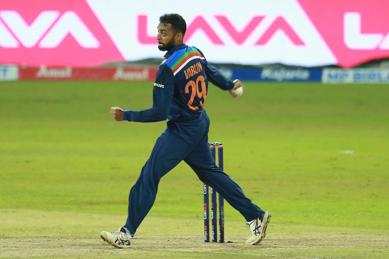 Varun Chakravarthy took 1 for 18, Sri Lanka vs India, 2nd T20I, Colombo, July 28, 2021