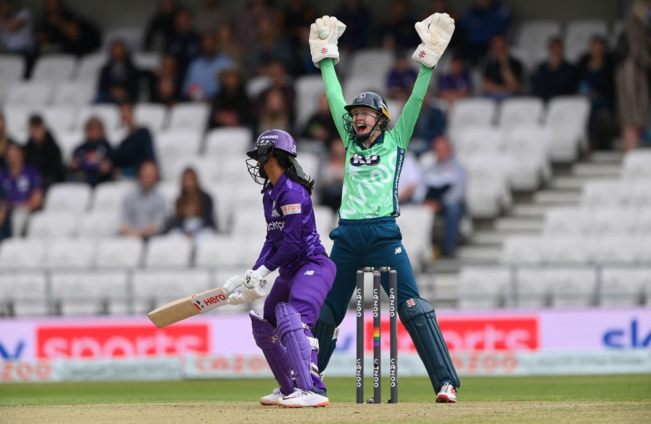 Jemimah Rodrigues failed for the first time in the Hundred, Northern Superchargers vs Oval Invincibles, Women's Hundred, Headingley, July 31, 2020