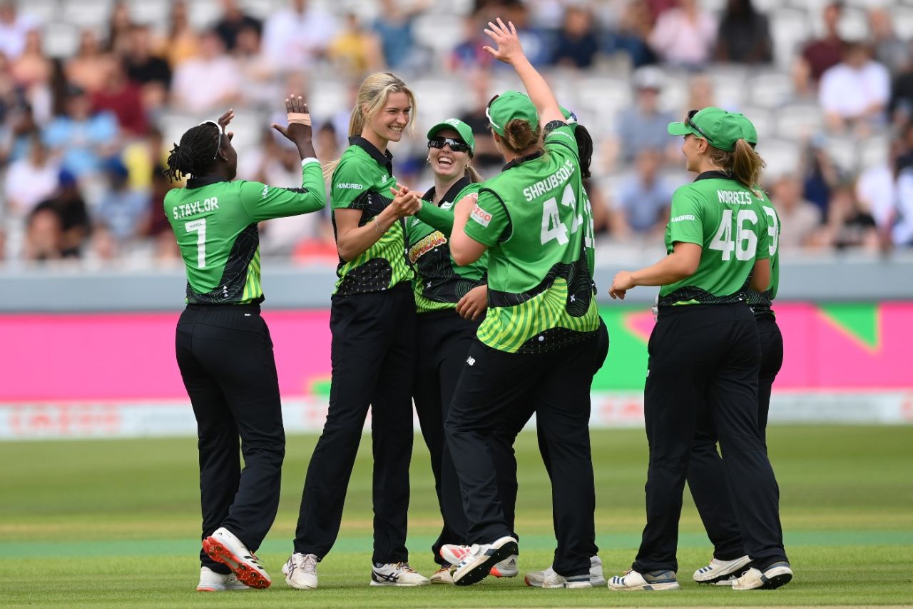 Southern Brave celebrate an early run-out, London Spirit vs Southern Brave, Lord's, Women's Hundred, August 1, 2021