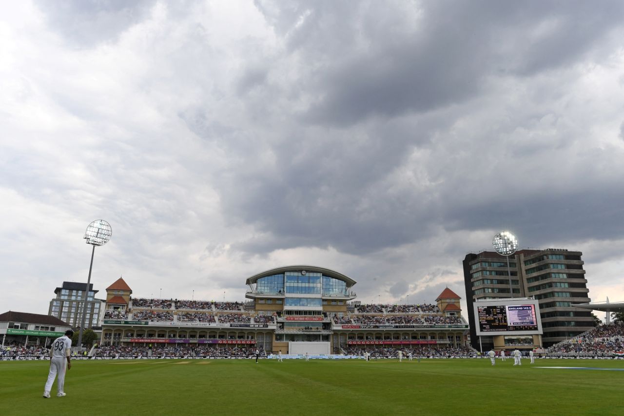 The clouds gather over Trent Bridge, England vs India, 1st Test, Nottingham, 1st day, August 4, 2021