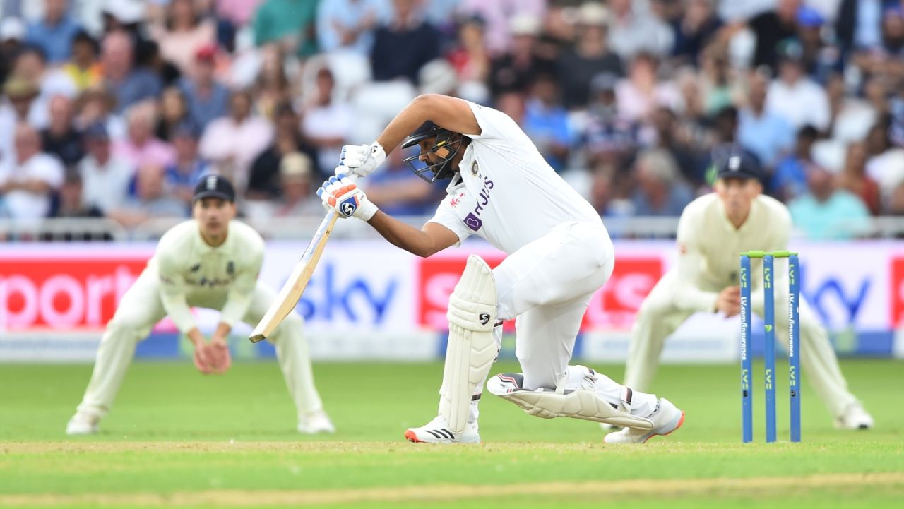 Rohit Sharma brings out a picture-perfect drive, England vs India, 1st Test, Nottingham, 1st day, August 4, 2021