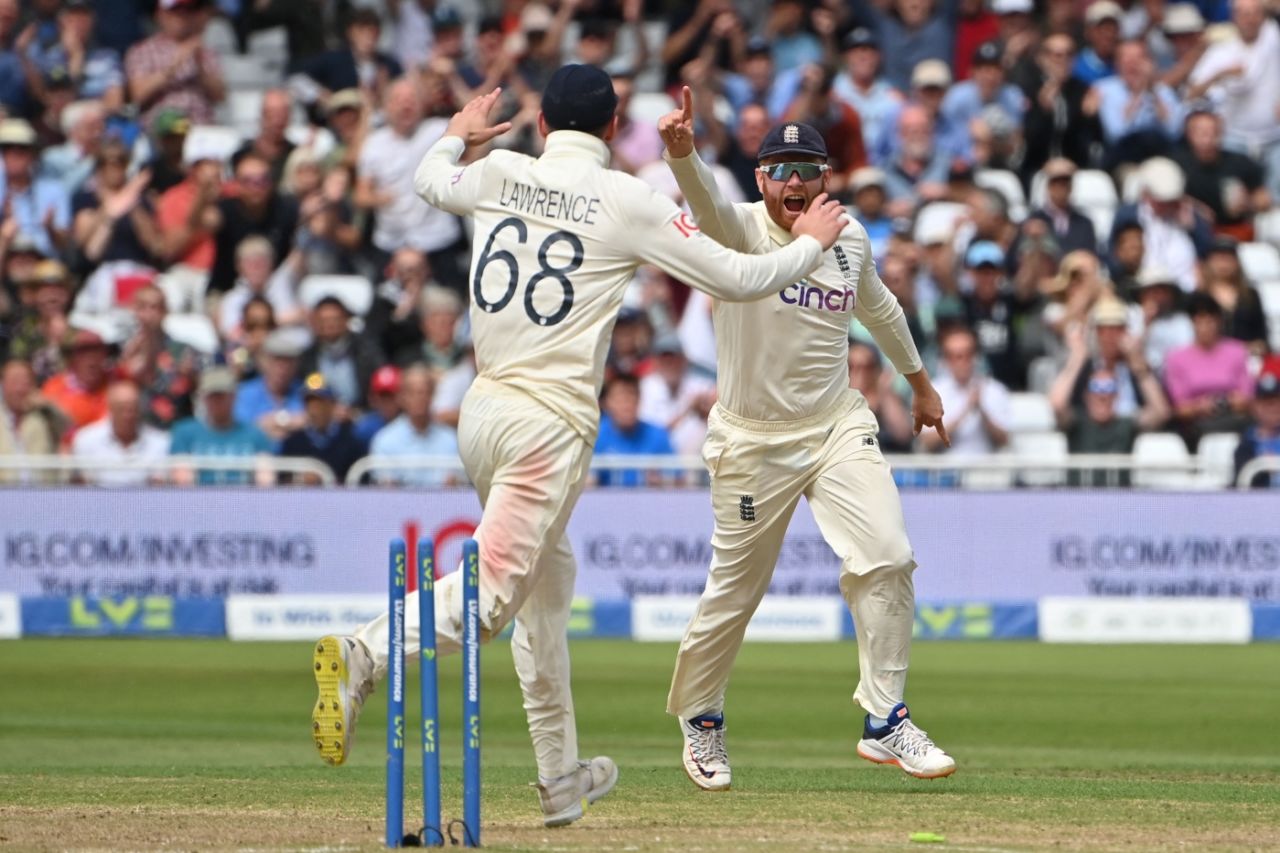 Jonny Bairstow scored a direct hit to find Ajinkya Rahane short of his ground, England vs India, 1st Test, Nottingham, 2nd day, August 5, 2021