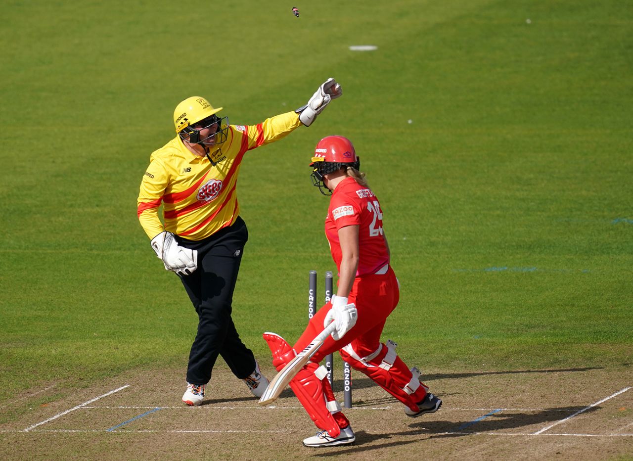 Rachel Priest completed a smart stumping to dismiss Alex Griffiths, Welsh Fire vs Trent Rockets, Women's Hundred, Cardiff, August 6, 2021