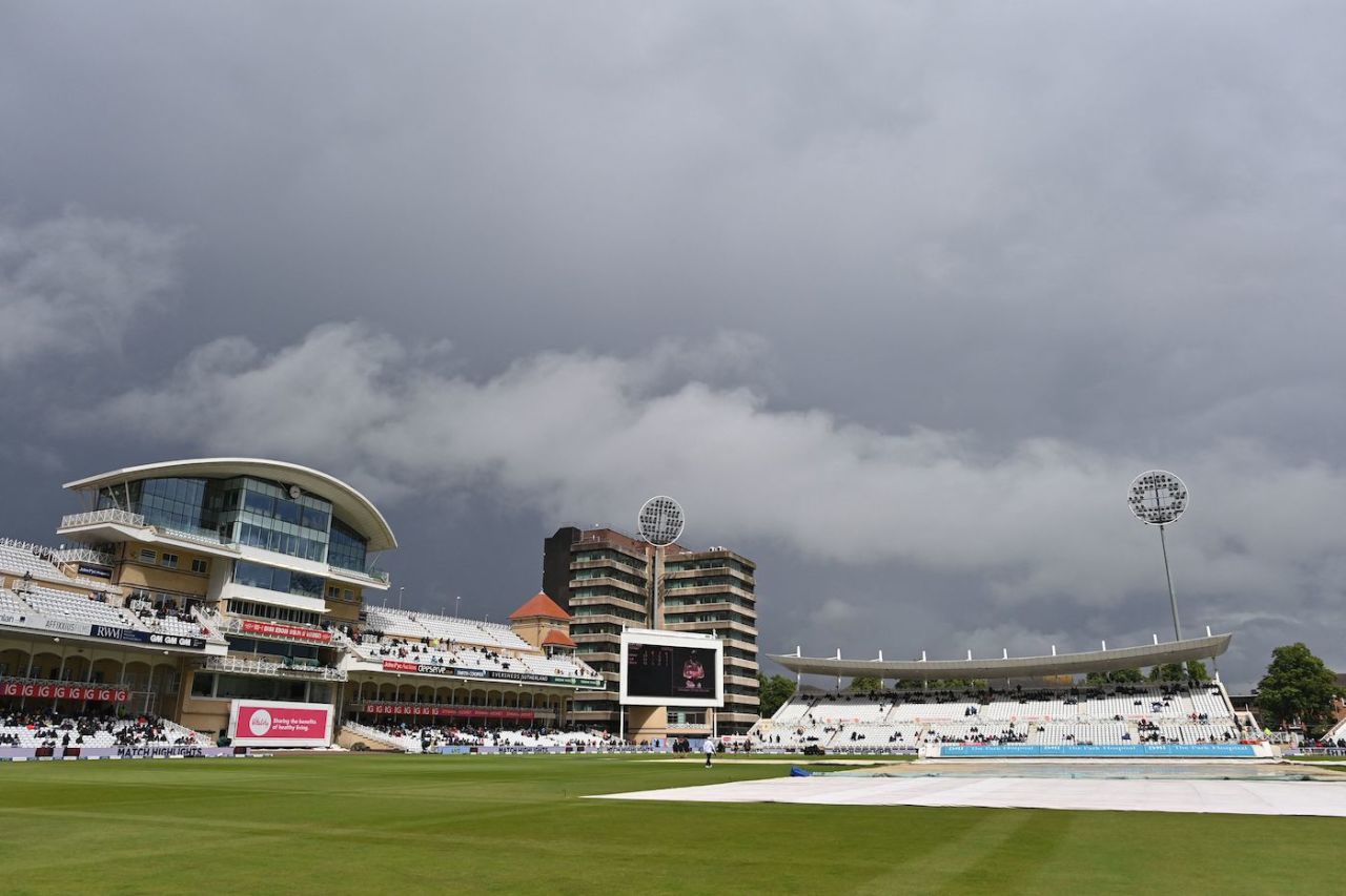Cloudy skies hang over Trent Bridge, England vs India, 1st Test, Nottingham, 5th day, August 8, 2021