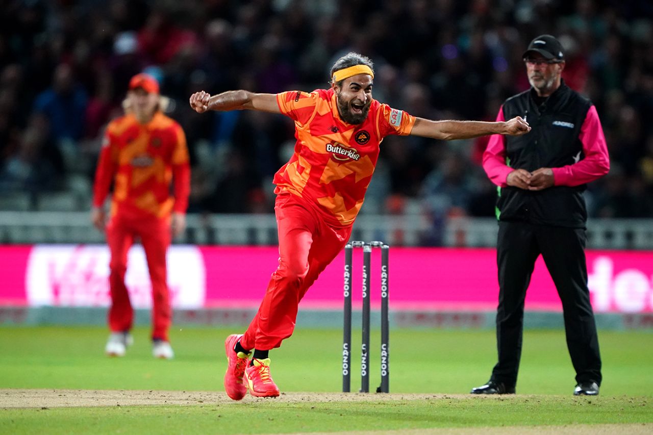 Imran Tahir claimed a hat-trick and a five-for, Birmingham Phoenix vs Welsh Fire, Men's Hundred, Edgbaston, August 9, 2021