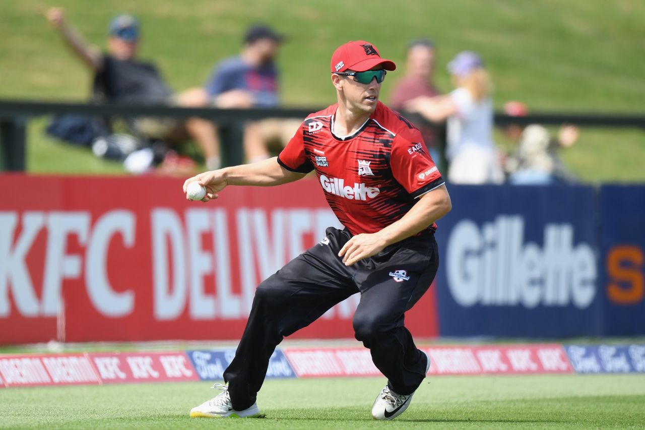 Cole McConchie provides depth with the bat, control with the ball, and a lively presence on the field, Canterbury Kings vs Northern Knights, Super Smash 2020-21, Christchurch, January 15, 2021