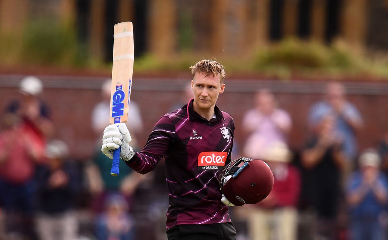 George Bartlett scored his maiden List A hundred, Somerset vs Leicestershire, Royal London Cup, Taunton, August 10, 2021
