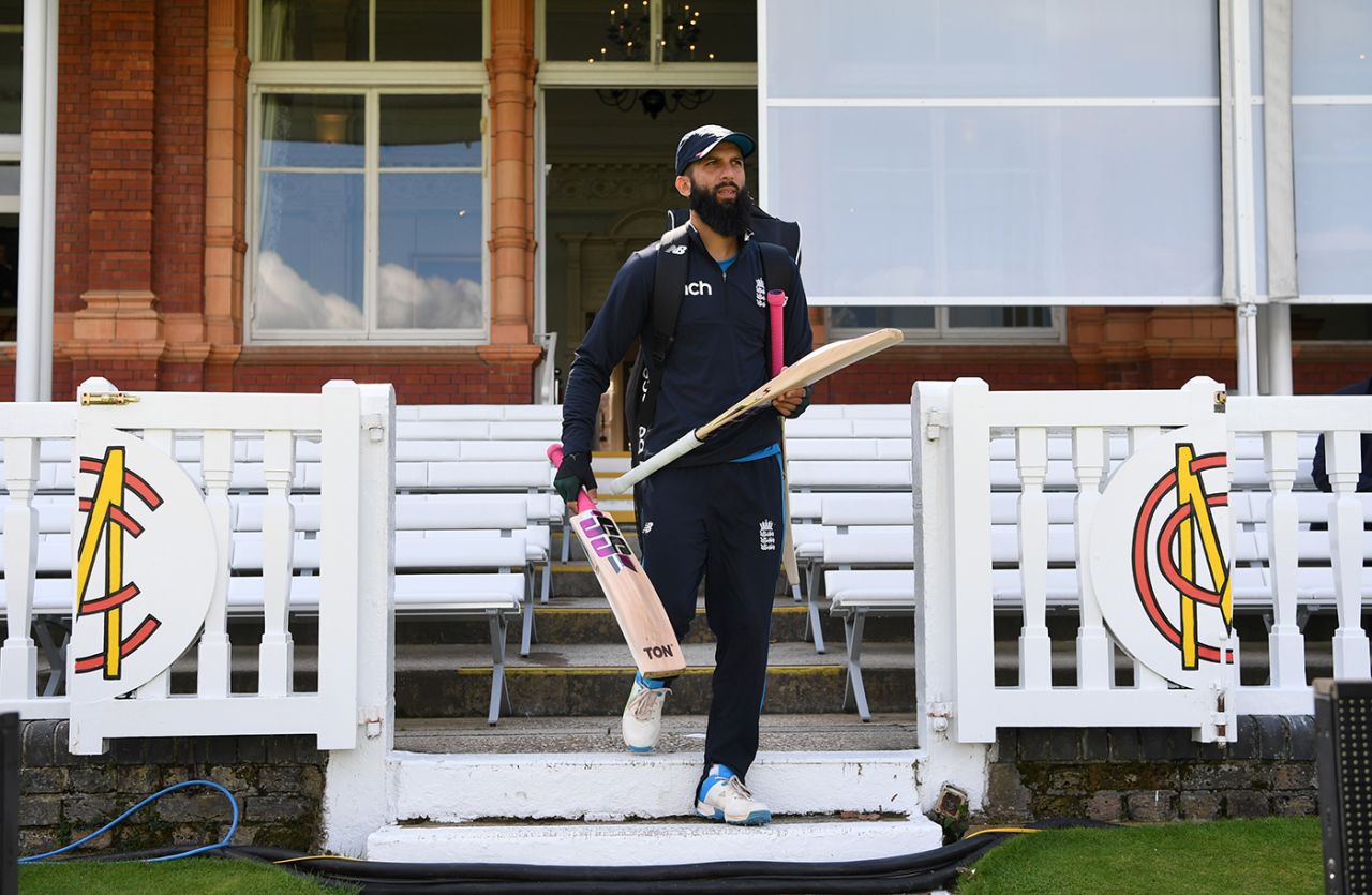Moeen Ali was back in England's Test squad, Lord's, August 10, 2021