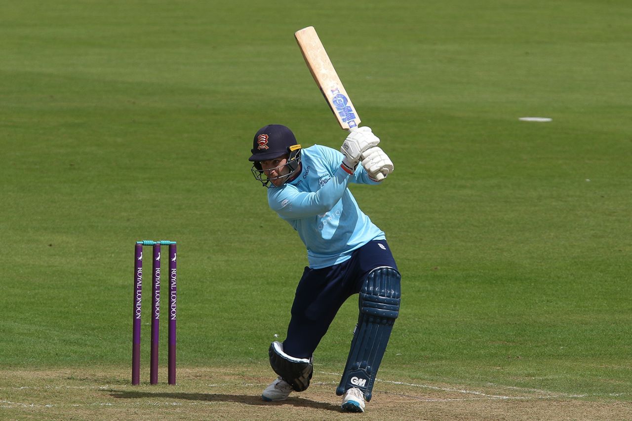 Josh Rymell drives, Durham vs Essex, Royal London Cup, Chester-le-Street, August 8, 2021