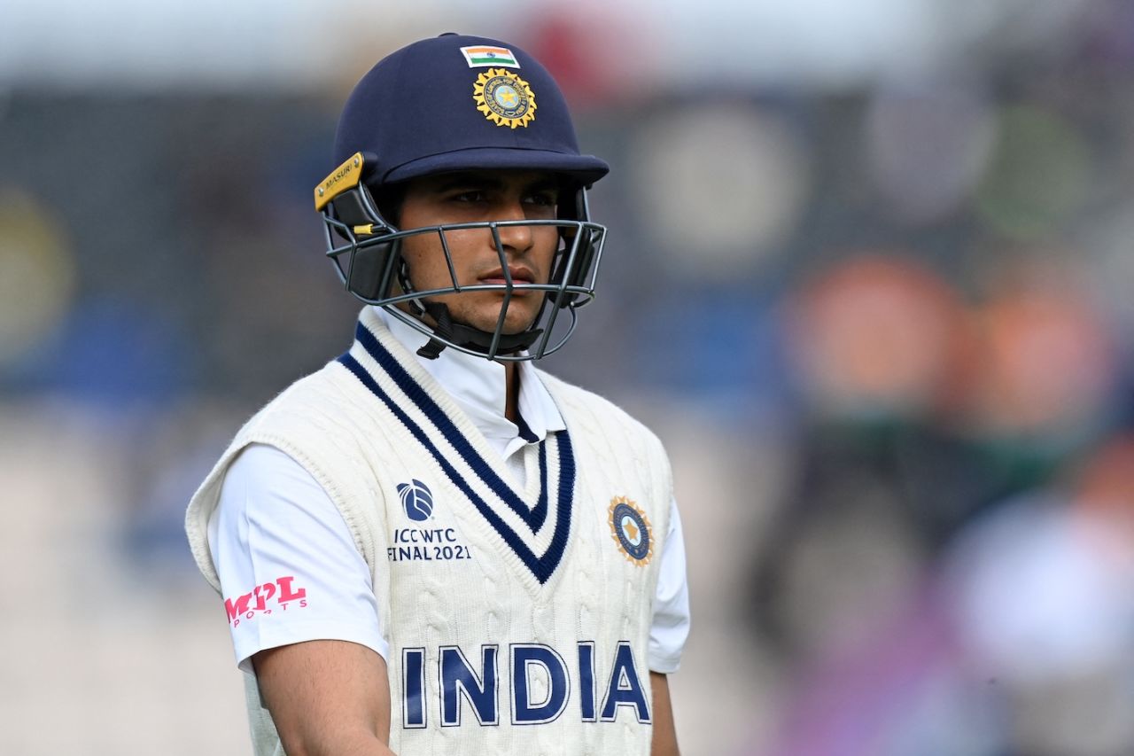 A disappointed Shubman Gill walks back, India vs New Zealand, WTC final, Southampton, 5th day, June 22, 2021