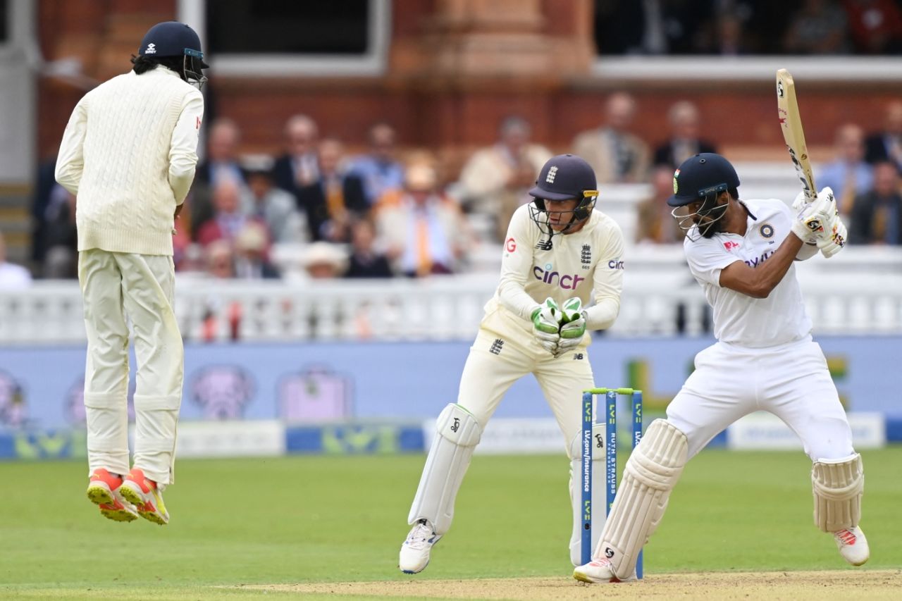 KL Rahul rocks back and cuts, England vs India, 2nd Test, Lord's, 1st day, August 12, 2021