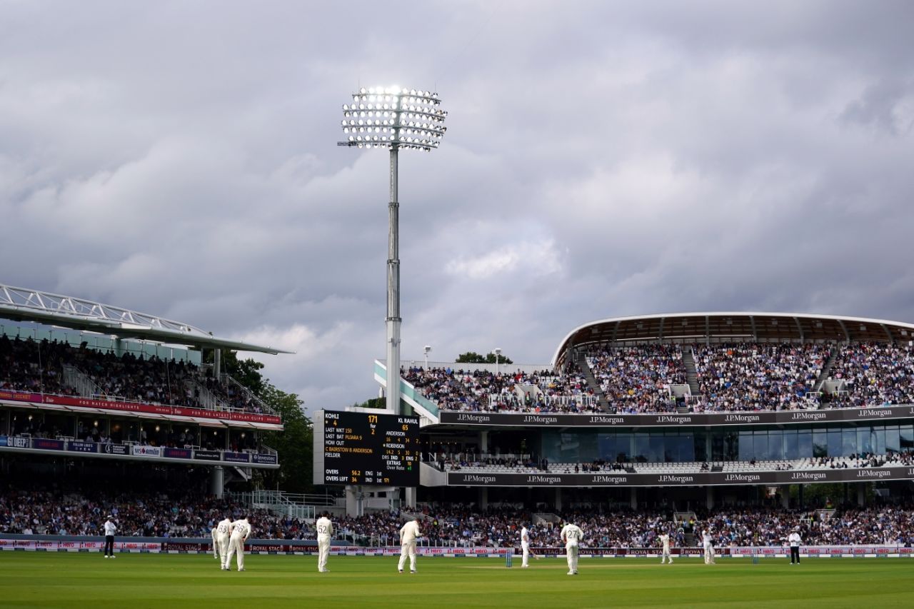 The lights are on at Lord's, England vs India, 2nd Test, Lord's, 1st day, August 12, 2021