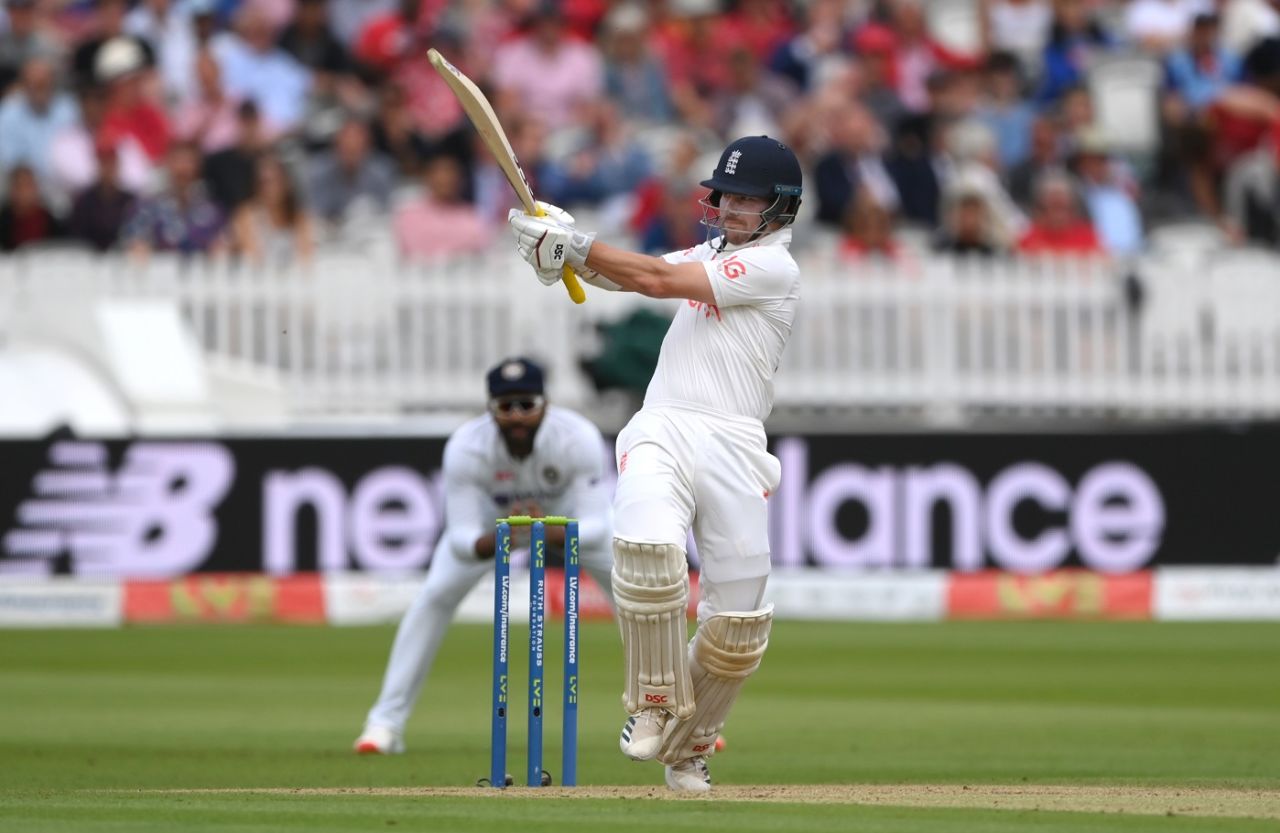 Rory Burns pulls one away, England vs India, 2nd Test, Lord's, 2nd day, August 13, 2021