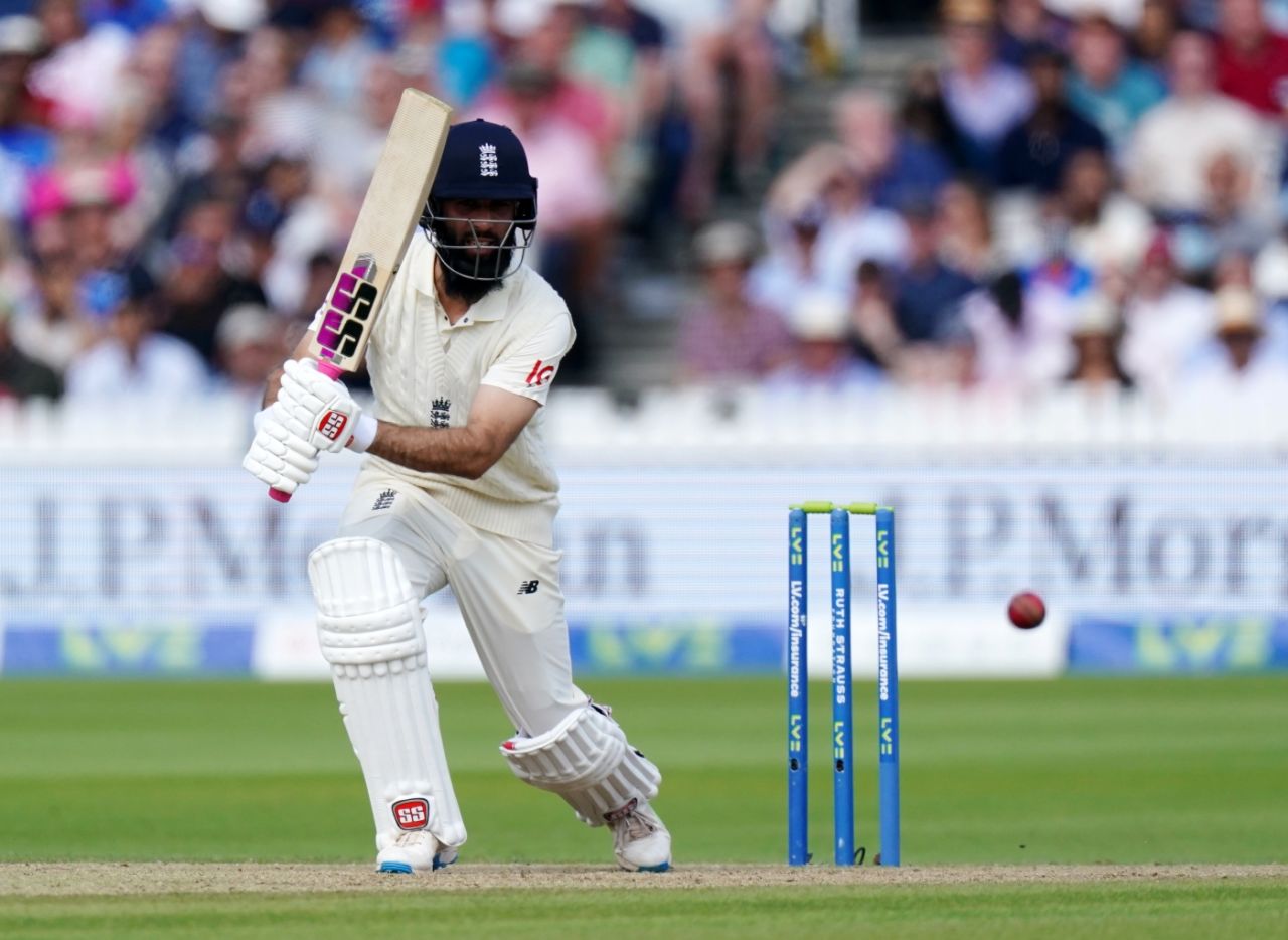 Moeen Ali produced a handy cameo, England vs India, 2nd Test, Lord's, London, 3rd day, August 14, 2021