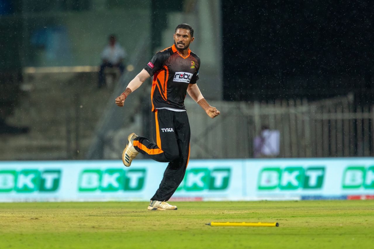 P Saravana Kumar has the knuckle ball in his repertoire, TNPL 2021, Chennai, August 15, 2021