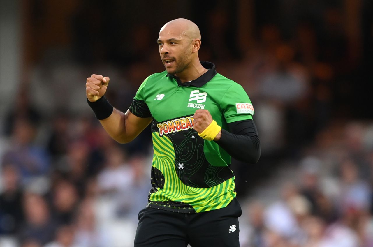 Tymal Mills claimed three cheap wickets, Southern Brave vs Trent Rockets, Men's Hundred eliminator, The Oval, August 20, 2021