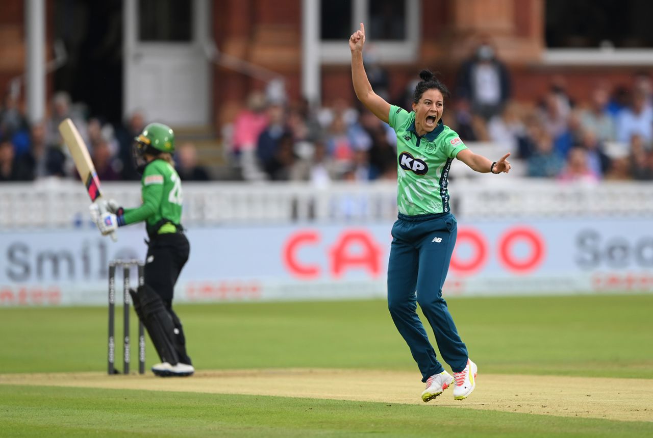 Marizanne Kapp struck early in the chase, Oval Invincibles vs Southern Brave, Women's Hundred, final, Lord's, August 21, 2021