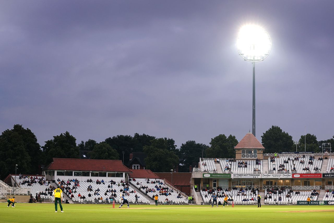 Nottinghamshire in the field, Nottinghamshire vs Yorkshire, Vitality Blast, Trent Bridge, July 9, 2021