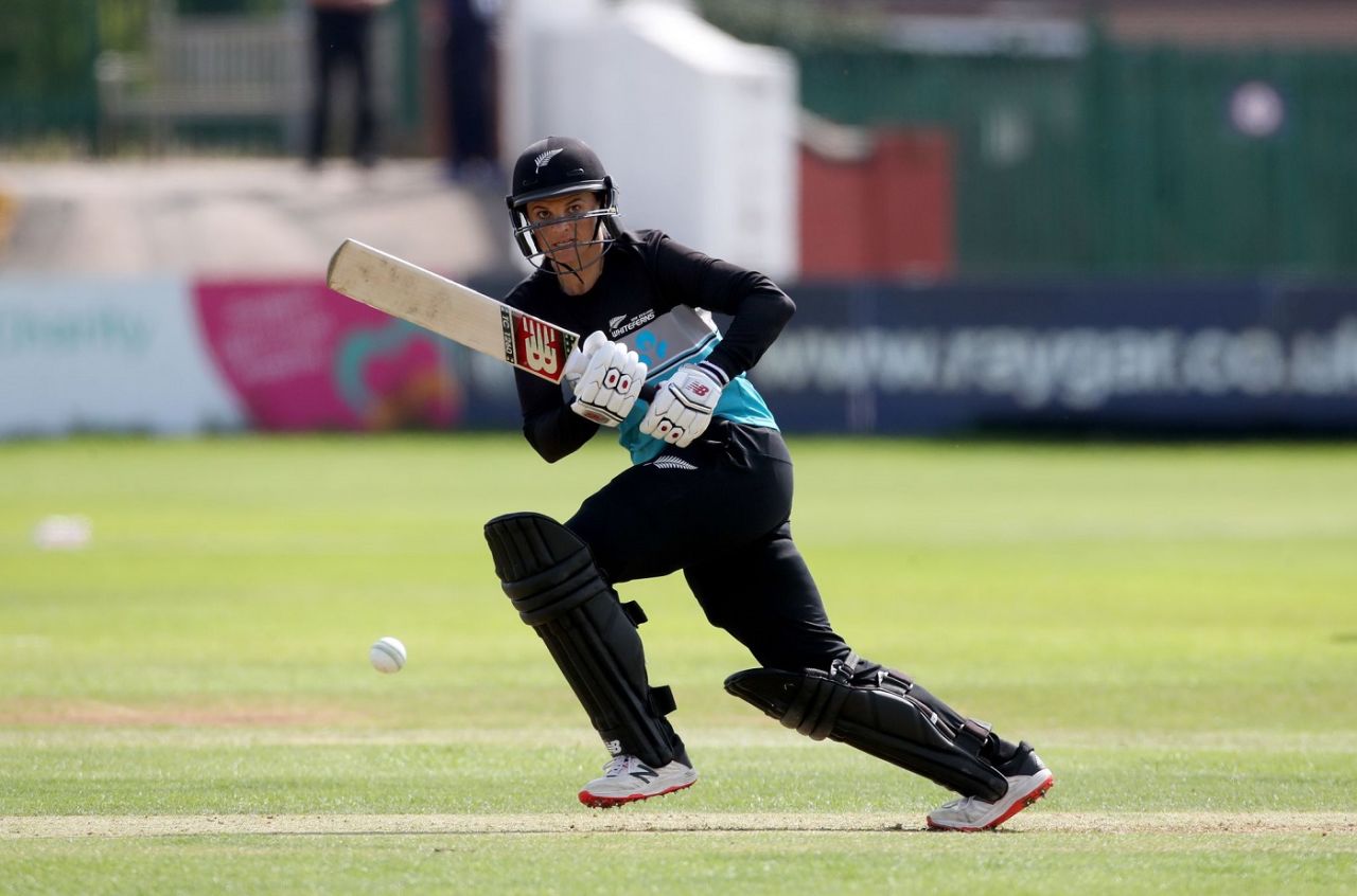 Suzie Bates made 70 in the one-off warm-up match against England A, England A vs New Zealand Women, Derby, August 23, 2021