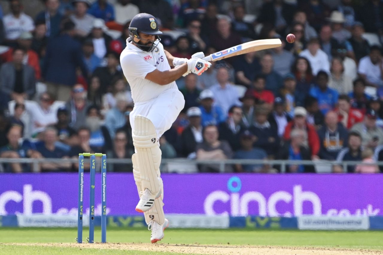 A touch of style from Rohit Sharma, England vs India, 3rd Test, Headingley, 1st day, August 25, 2021