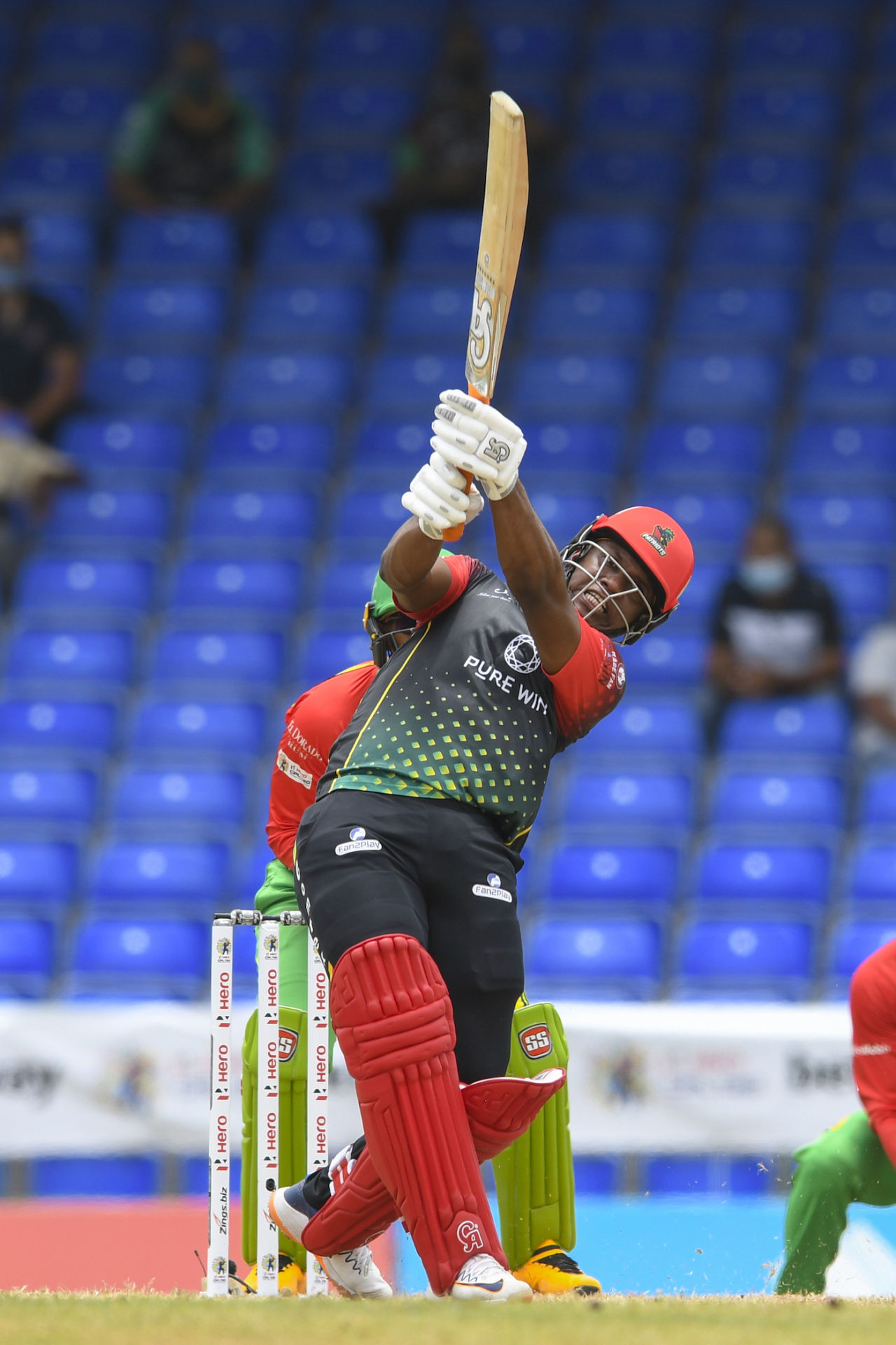 Evin Lewis goes big, Guyana Amazon Warriors vs St Kitts & Nevis Patriots, CPL 2021, Basseterre, August 28, 2021