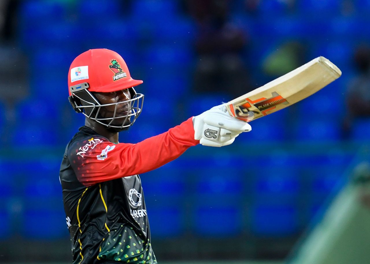 Sherfane Rutherford's good form continued to secure victory, Guyana Amazon Warriors vs St Kitts and Nevis Patriots, CPL 2021, Basseterre, August 29, 2021