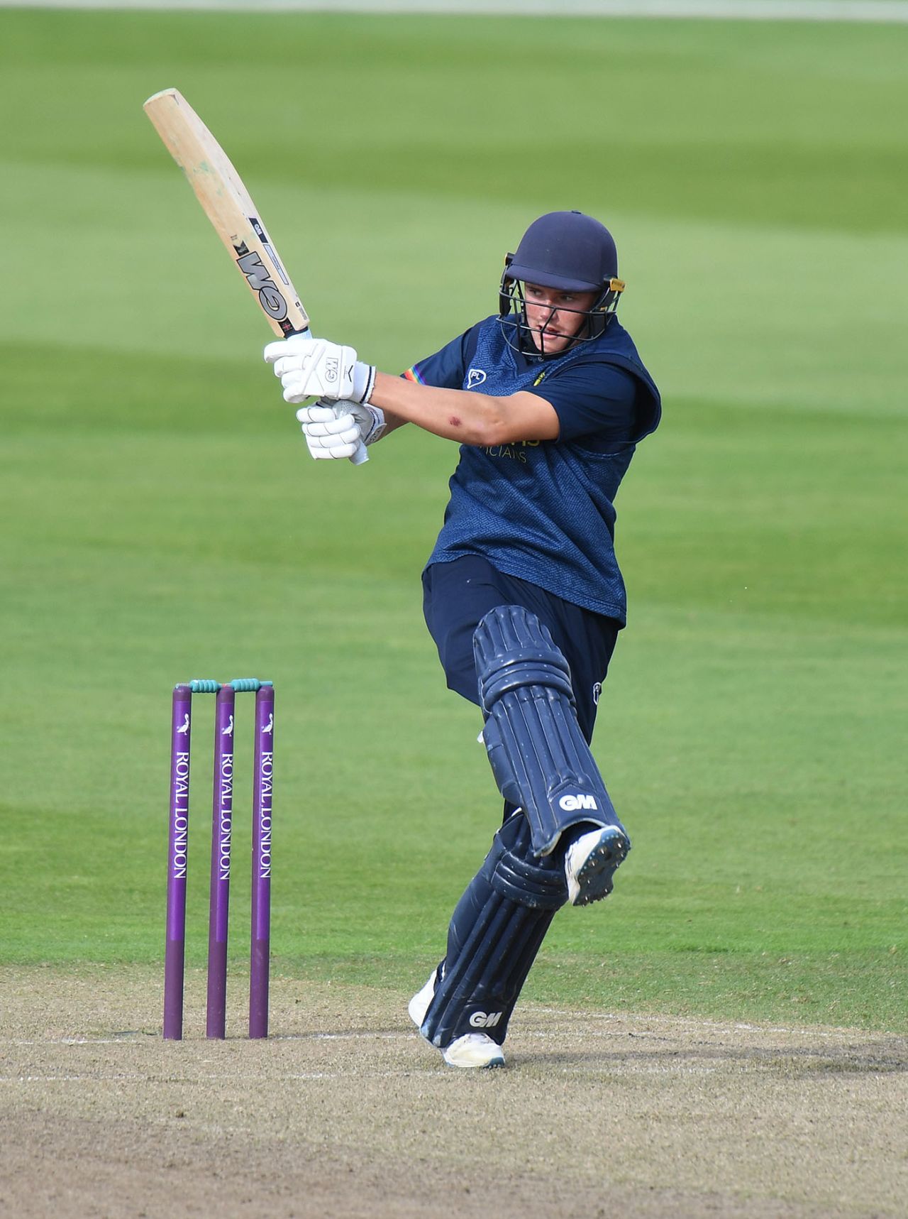Jacob Bethell pulls off the hip, Warwickshire vs Somerset, Royal London Cup, Edgbaston, August 12, 2021
