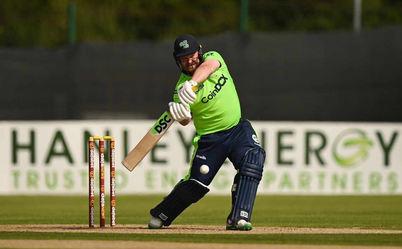 Paul Stirling goes on the attack, Ireland vs Zimbabwe, 3rd T20I, Bready, September 1, 2021