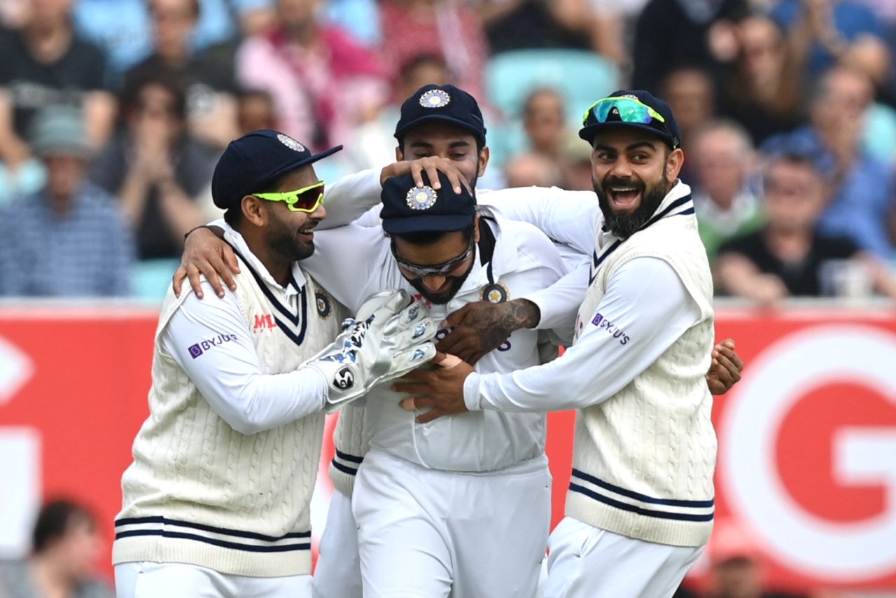Rohit Sharma took a sharp catch in the slips to see the end of Dawid Malan, England vs India, 4th Test, The Oval, London, 2nd day, September 3, 2021